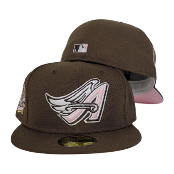 brown angels fitted hat