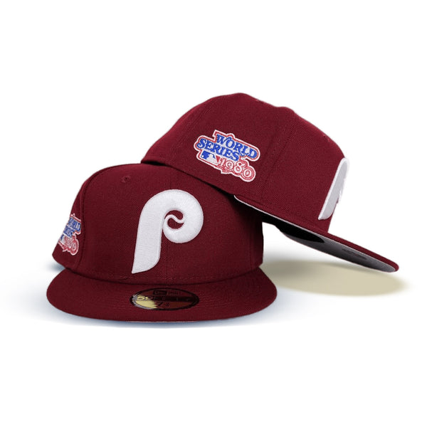 NEW ERA BASIC ON FIELD PHILADELPHIA PHILLIES FITTED HAT (MAROON)