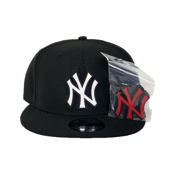 New York Yankees BLACKDANA BOTTOM Vice Blue Fitted Hat