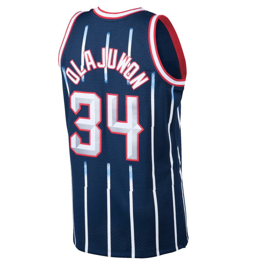 hakeem olajuwon blue jersey