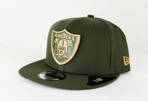 olive green raiders hat