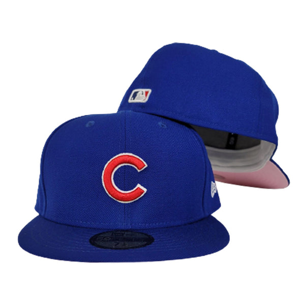 cubs fitted pink brim