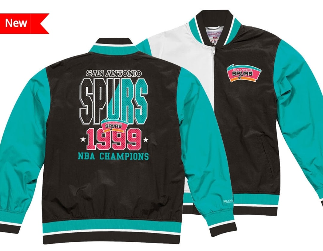 spurs mitchell and ness jacket