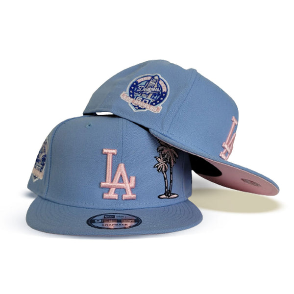 los angeles dodgers sky palm tree hat