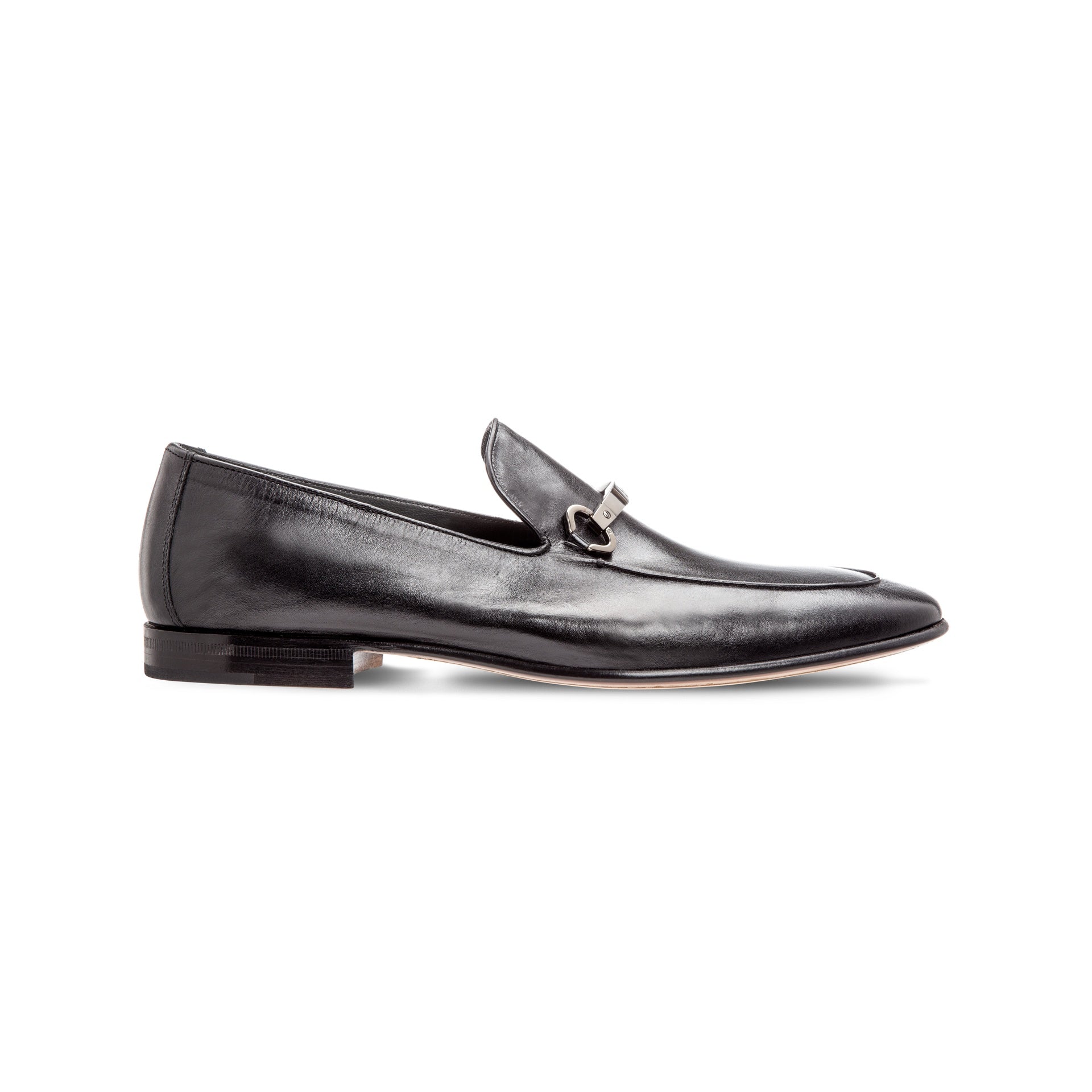 black colour loafer