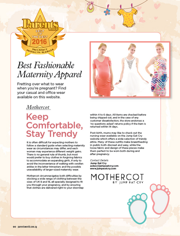 Best in Fashionable Maternity Apparel 2016
