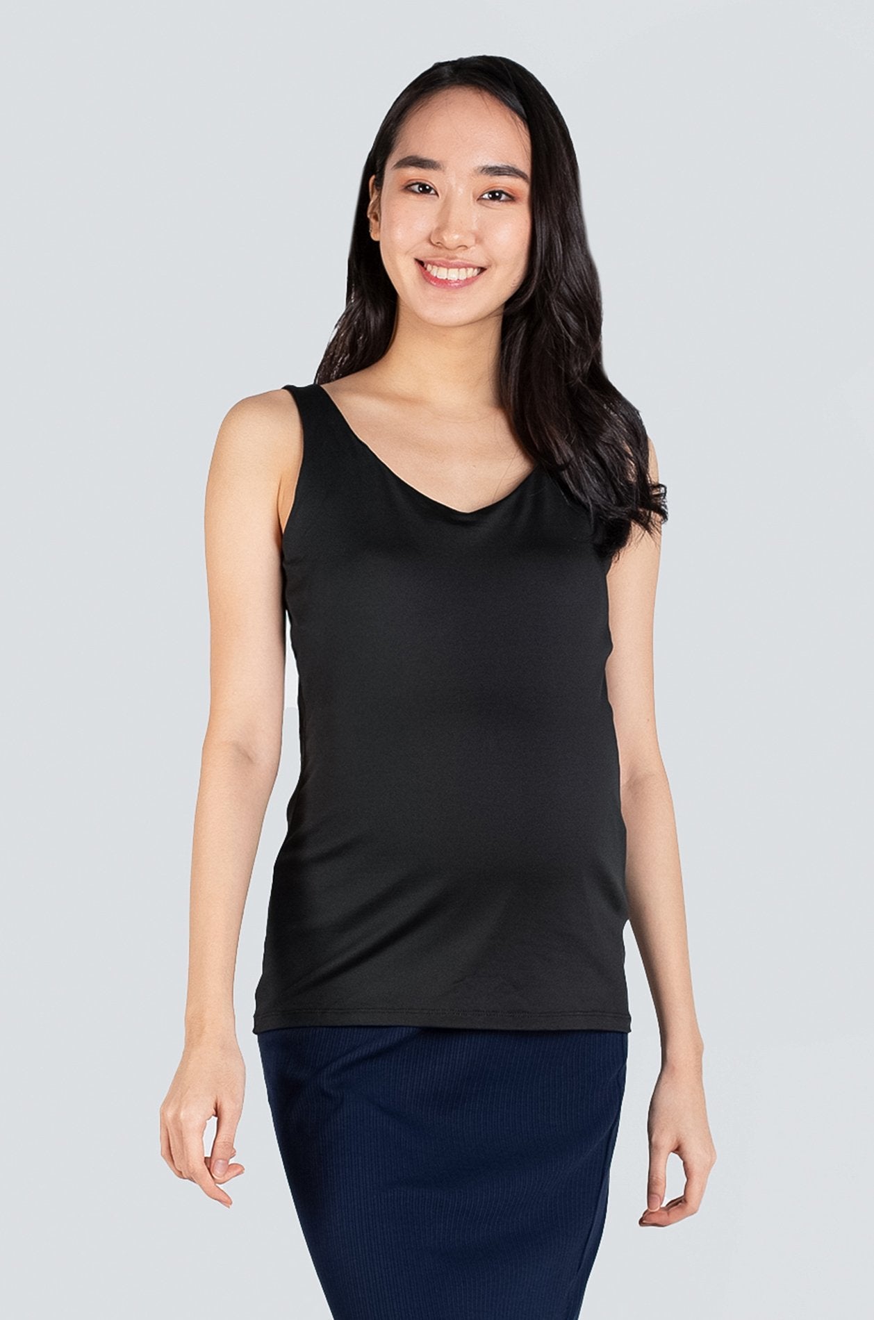 nursing tank with built in padded bra