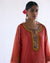 Rozana Kurta Peach Yellow (9097714729259)