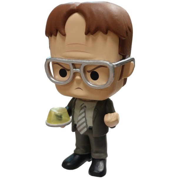 Funko Minis The Office Dwight Scrute W Jello Stapler 21 Md Popculture