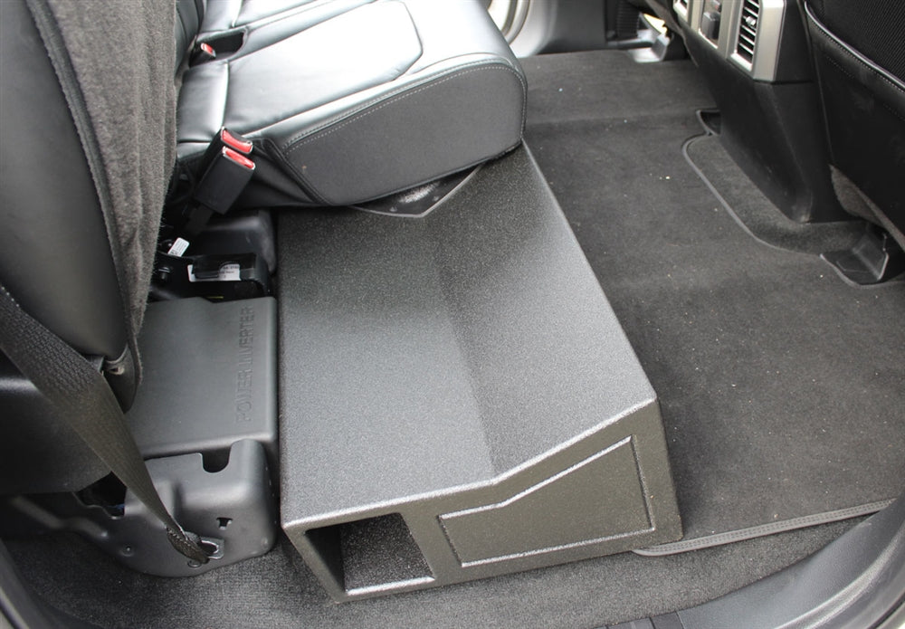 2017 f250 sub box behind seat