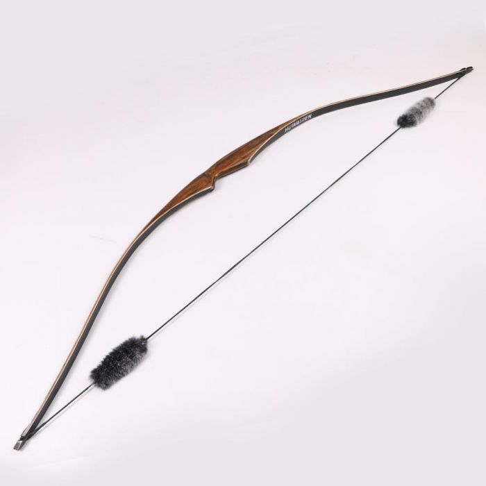 Archery Traditional Wood Longbow Hunting Recurve Bow Targeting Practice 20-35LBS