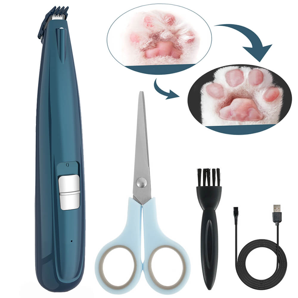 USB Rechargeable Pet Dog Paw Grooming Clippers