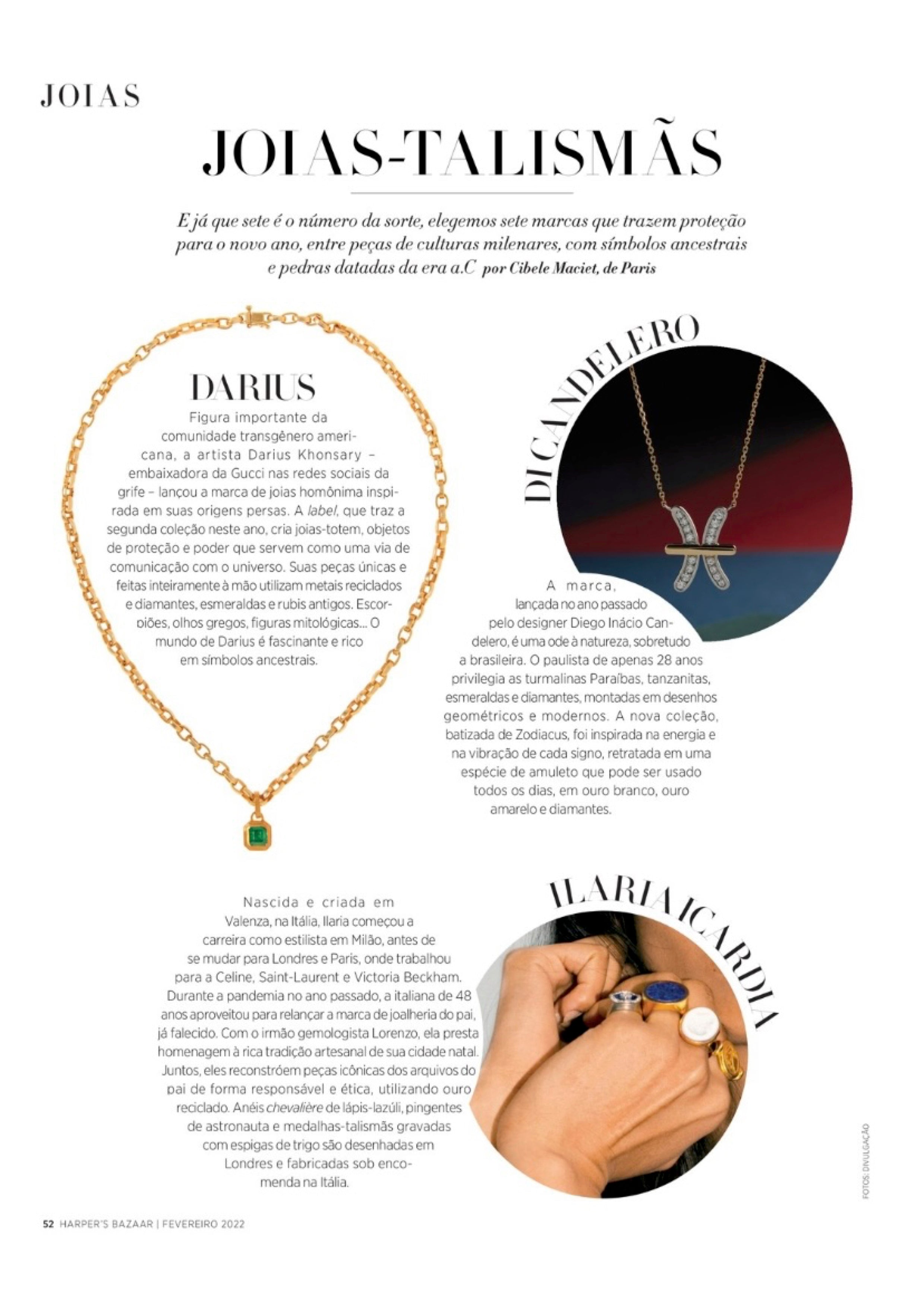 Harpers Bazaar Brasil February 2022 Darius Jewels