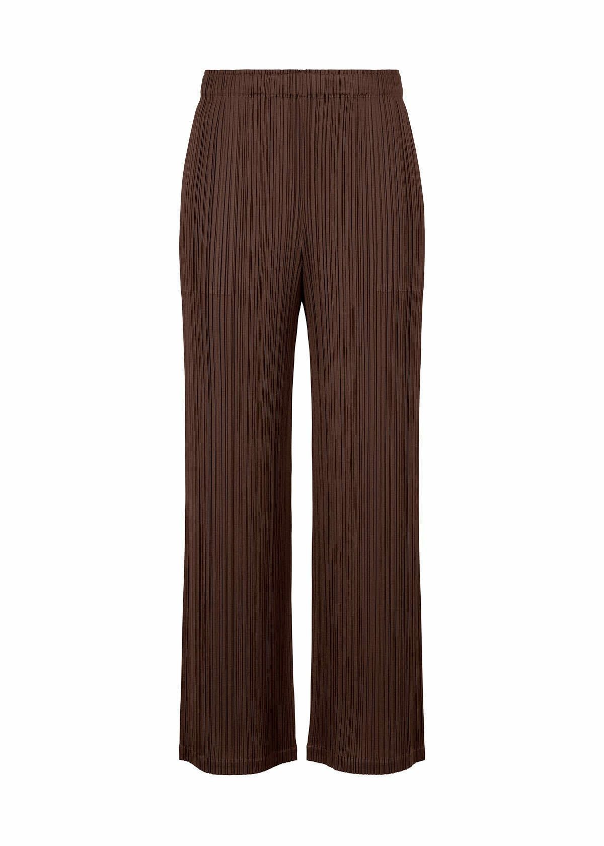 FORWARD 2 Trousers Dark Brown | ISSEY MIYAKE ONLINE STORE UK