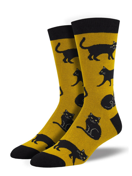 black and gold mens socks