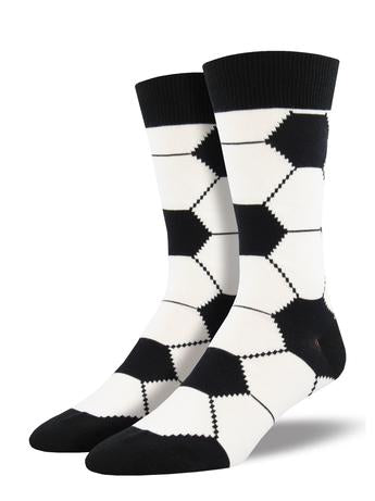 mens black and white socks