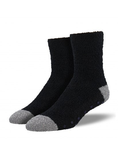 black slipper socks