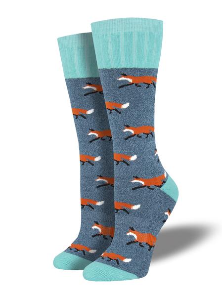 Outlands Fox (Blue) Women's Boot Sock 
