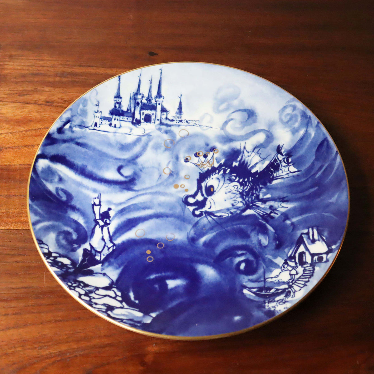 w0019　マイセン陶磁器1990年版　イヤー・プレート 　　【Meissen year plate】