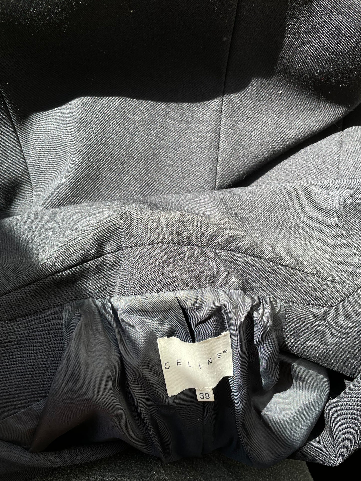 Blazer Celine bleu marine