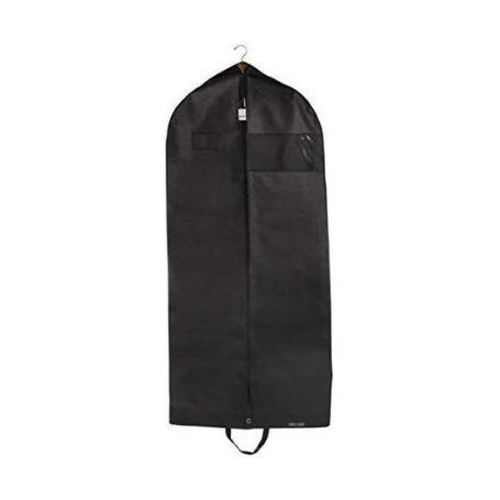 3 x  Garment Bags Fur Leather Coat Dress Suit  Storage Bag Cover Black 44" x 24" 