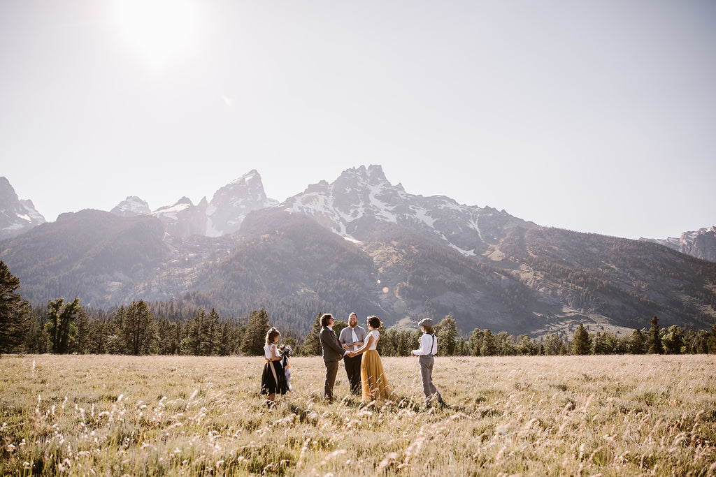 Grand Teton Elopement Photo