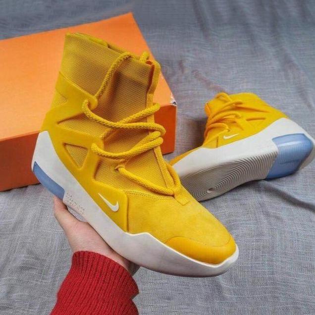 fear of god nike yellow release date