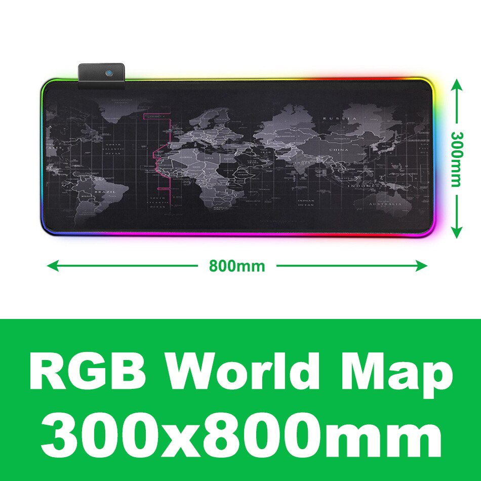 Large Mouse Pad Computer Mousepad RGB Gaming Mouse Pad XXL Mouse Pad Gamer Large Mause Mat RGB Mousepad Computer Mat Desk Mat