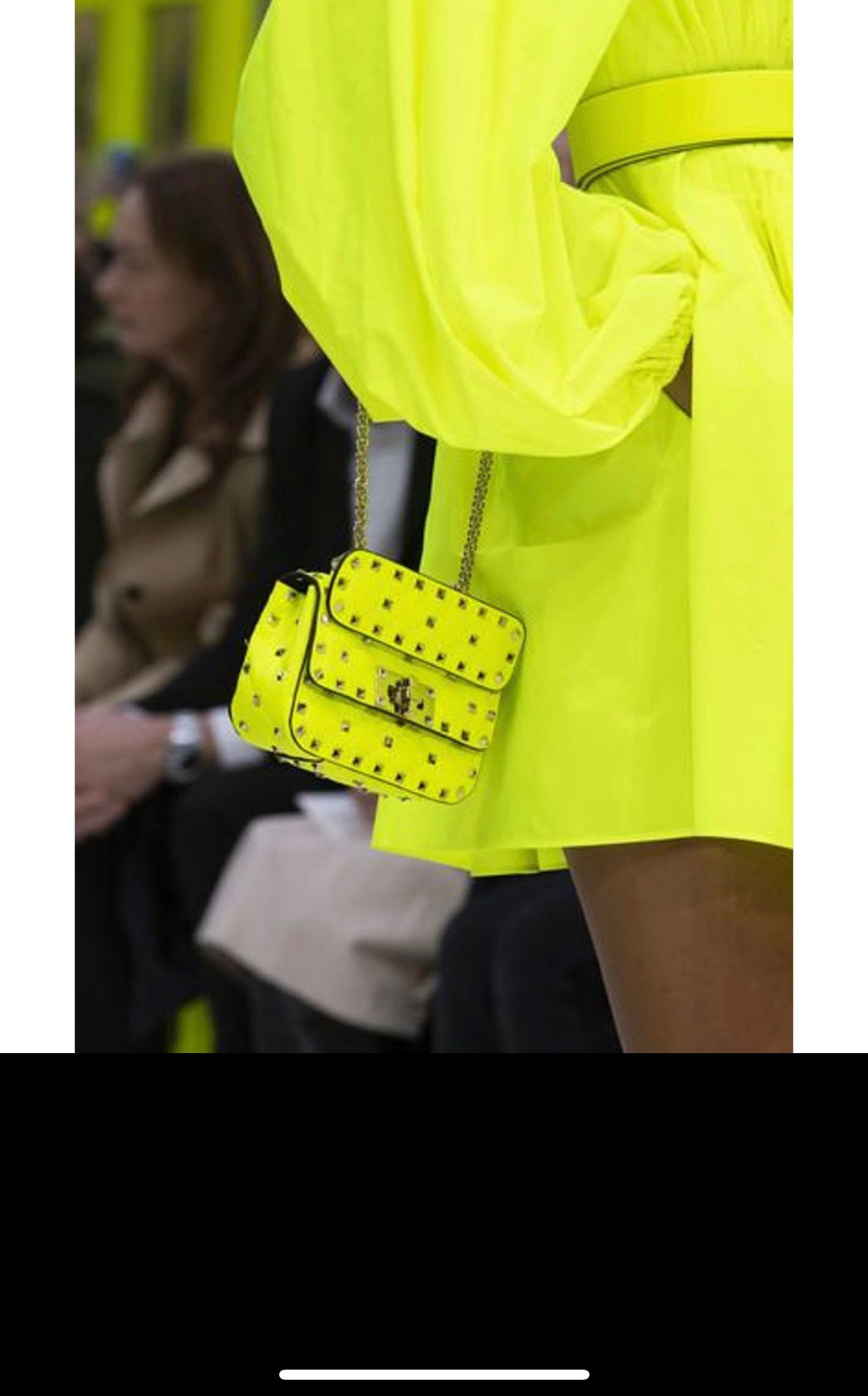 Valentino Rockstud Mini Neon Yellow Bag – Shop Alyssa