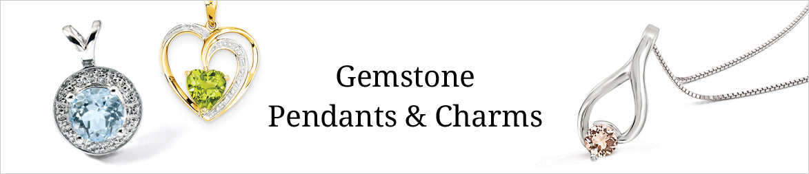 Gemstone Pendants and Charms