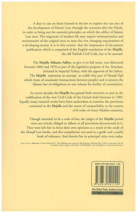 The Mejelle - A Complete Code of Islamic Civil Law