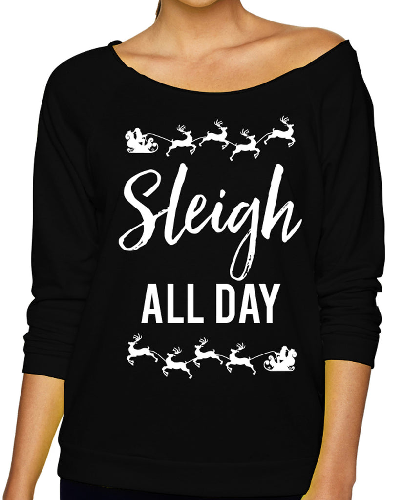 black slouchy sweatshirt