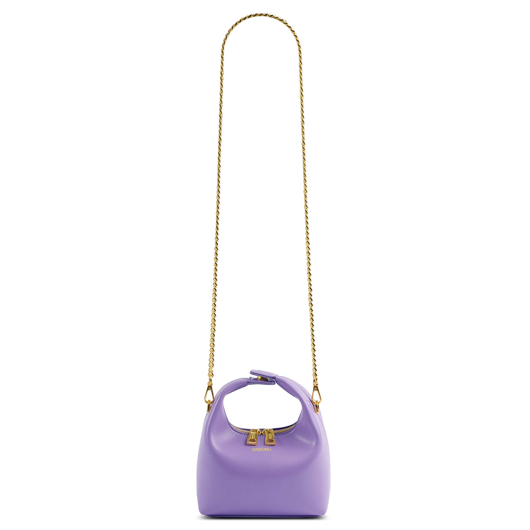 NKNIT handbag PURPLE ンニット - ハンドバッグ