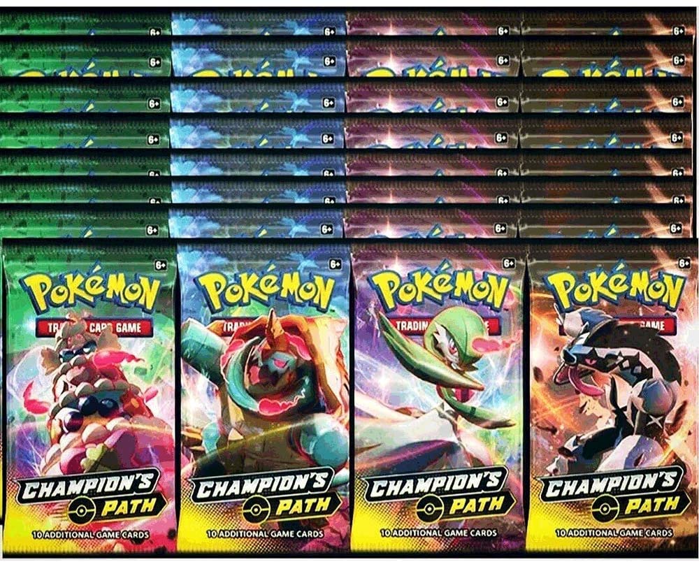 Free Shipping Factory Sealed From Box 10 Pokemon CHAMPIONS PATH Booster Packs 