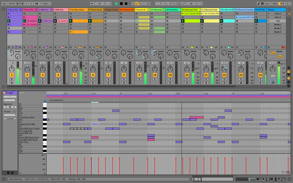 Ableton Live Session view