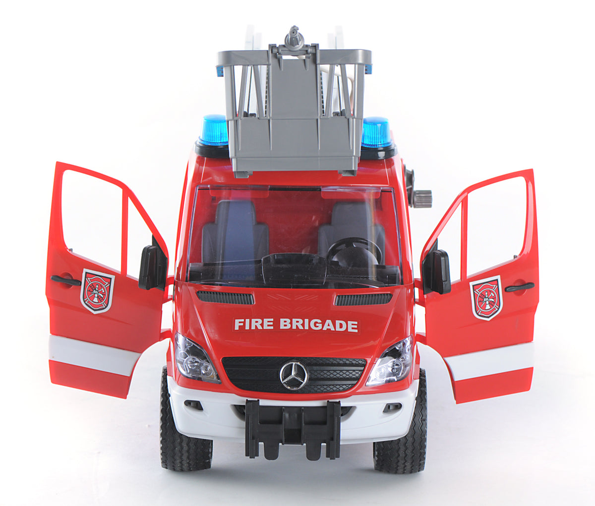 BRUDER 02532 Mercedes Sprinter Feuerwehr Drehleiter light & sound Modul 10409 