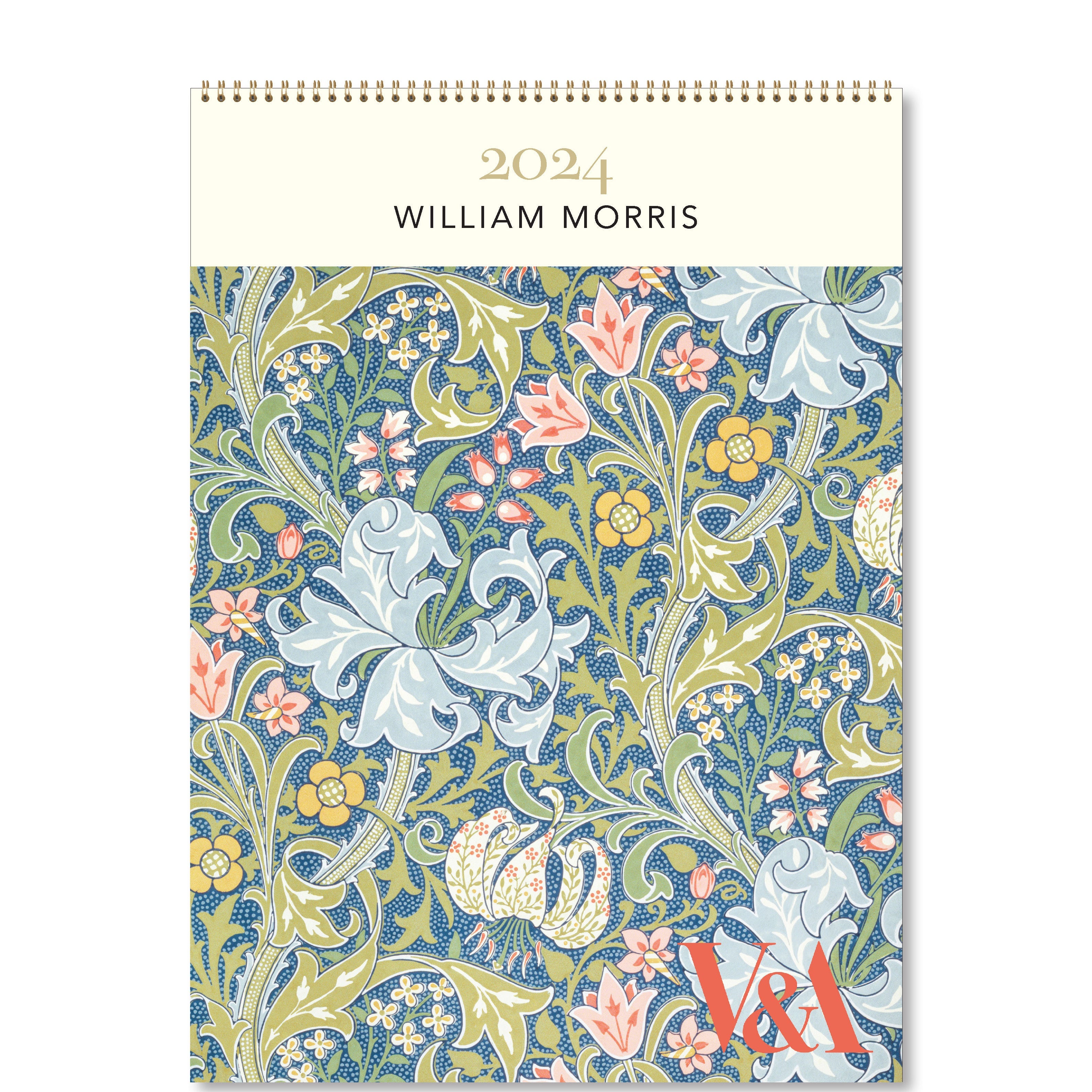 2024 William Morris Deluxe Wall Calendar Art Calendars