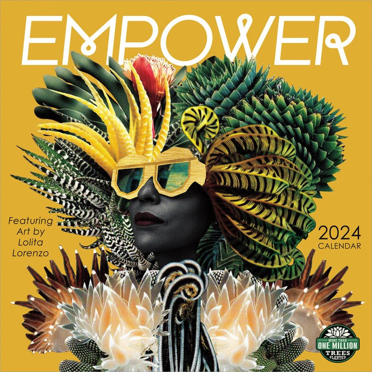 2024 Empower Square Wall Calendar Art Calendars by Amber Lotus