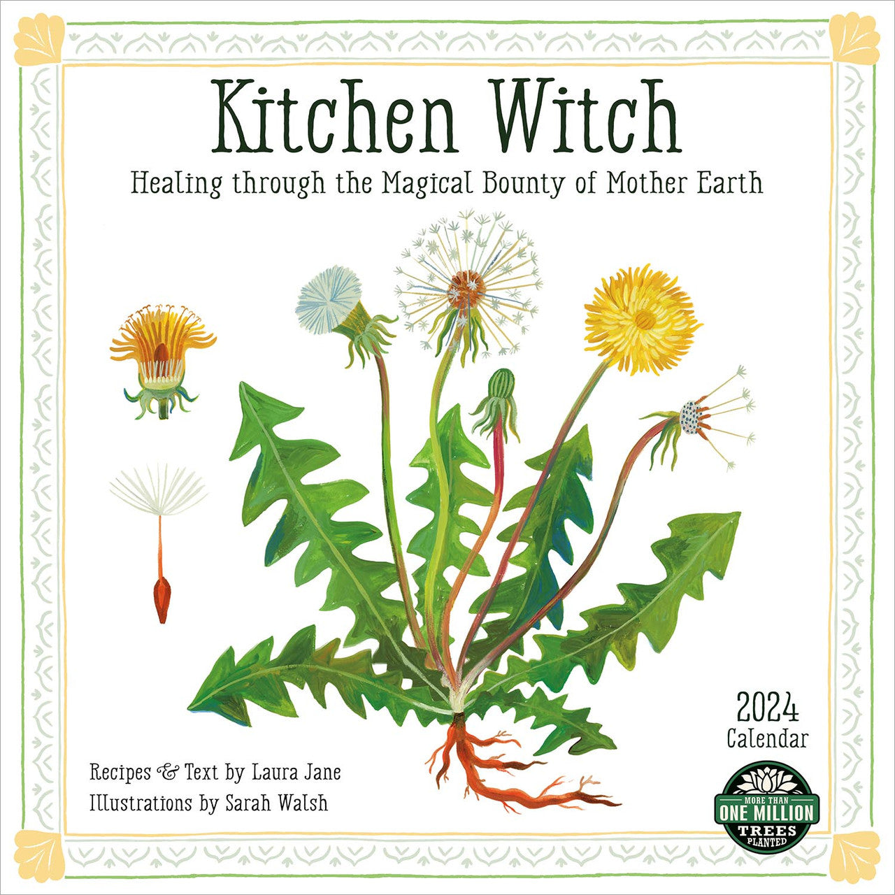 2024 Kitchen Witch Square Wall Calendar Food & Kitchen Calendars
