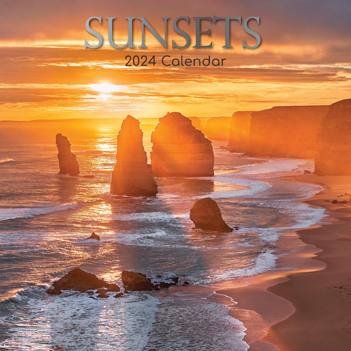 2024 Sunsets Square Wall Calendar Just Calendars