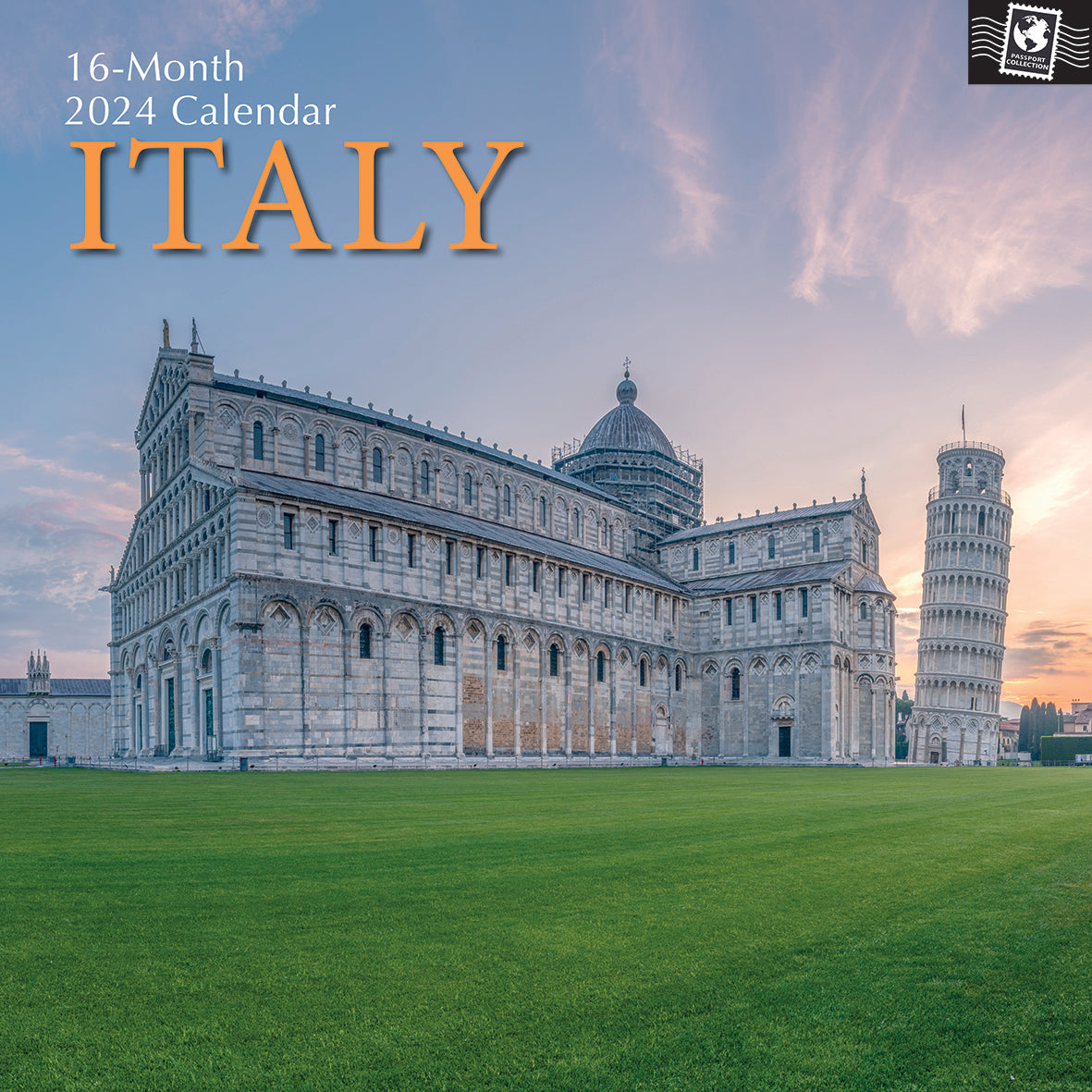 2024 Italy Square Wall Calendar Travel Calendars by The Gifted