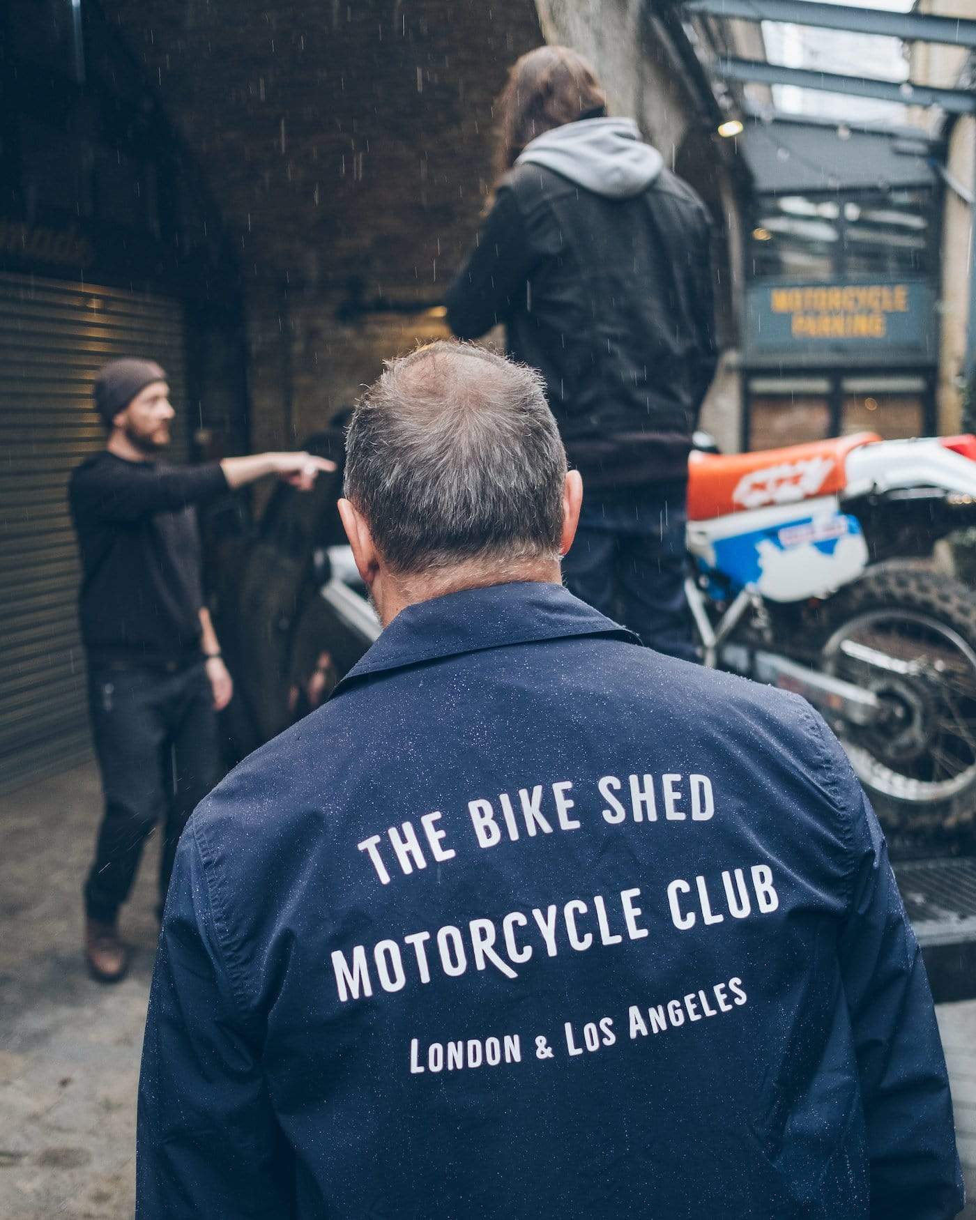 coach jacket motorcycle