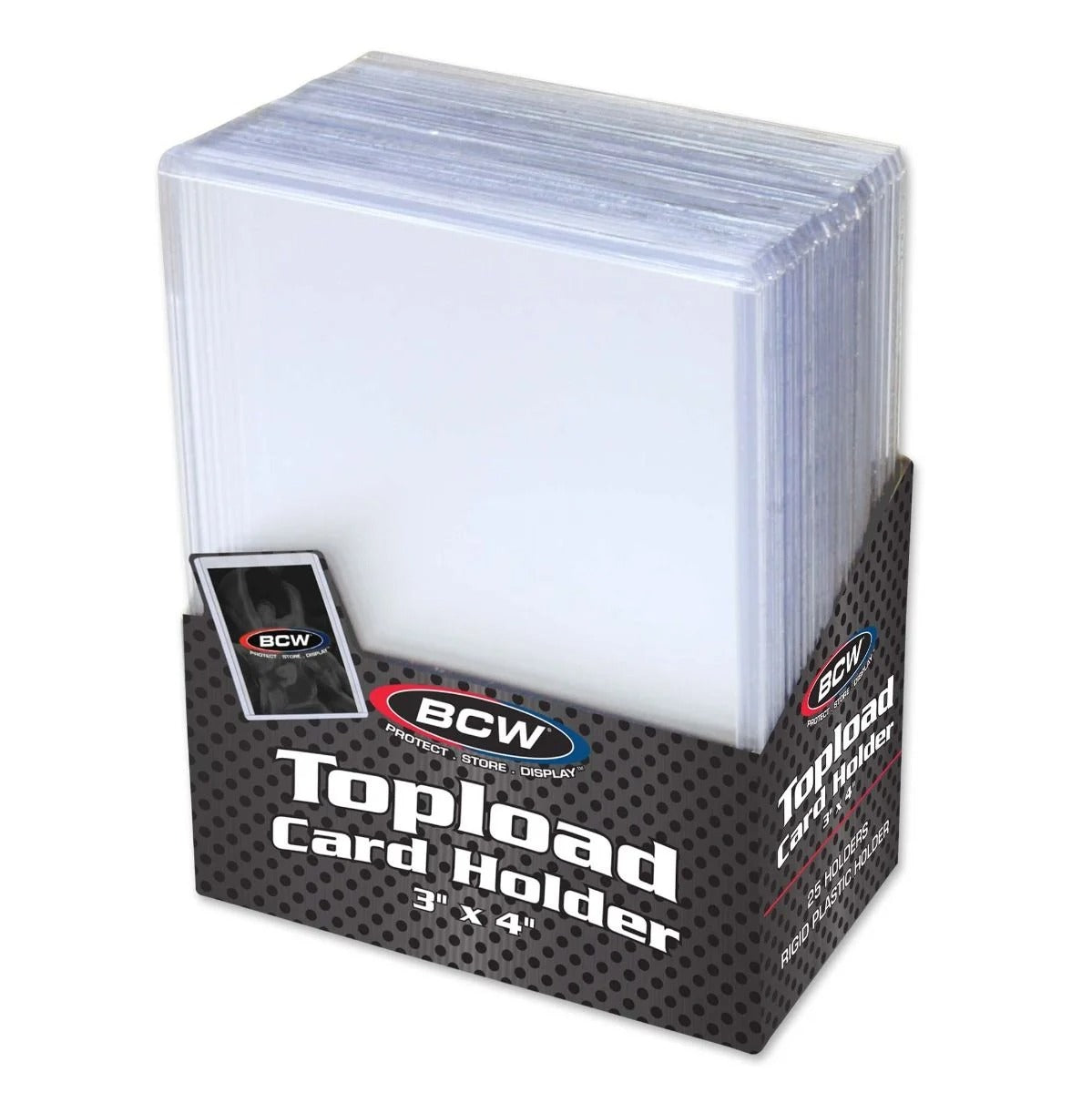 NEW 100-3x4 BCW 2.75 mm 108 pt Toploaders -Sport/Trading/Gaming Cards 10 x 10 
