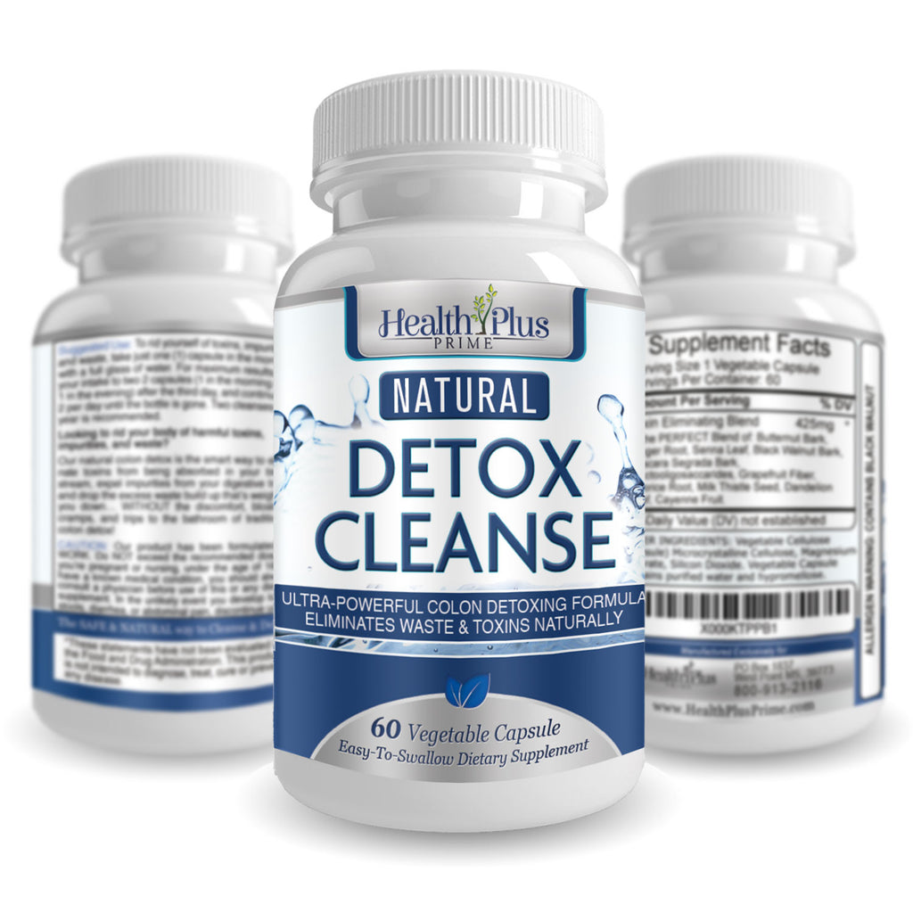 Safe & Natural Detox Cleanse, Perfect Blend For Complete Cleansing & D