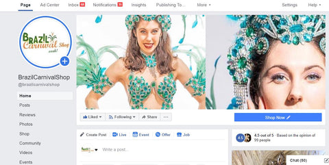 BrazilCarnivalShop Facebook Page