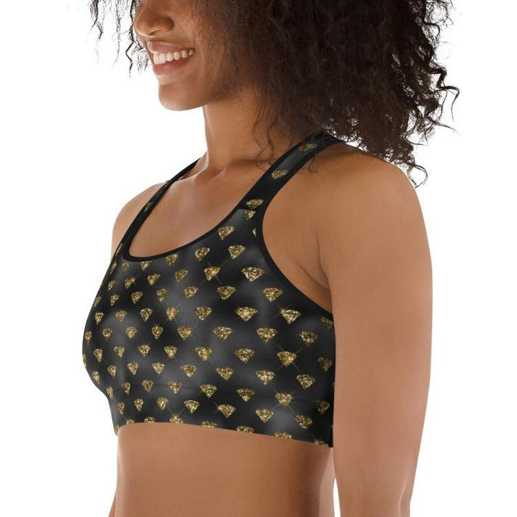 bright sports bra