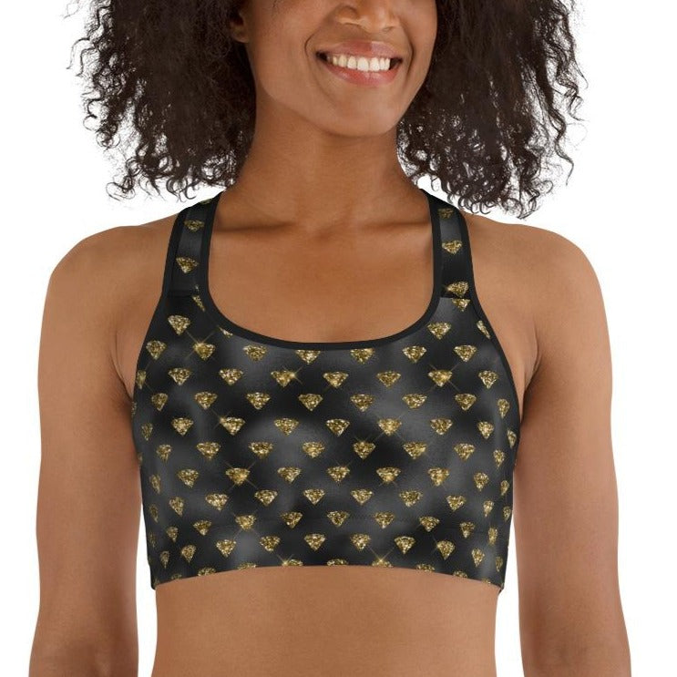 bright sports bra