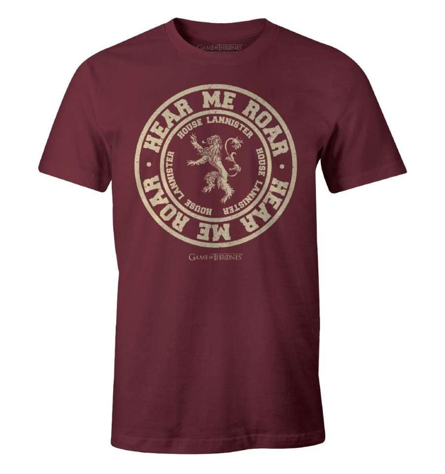 Game of thrones hear me t-shirt –