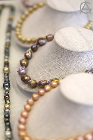 Goldart Natural South Sea Pearl Necklaces