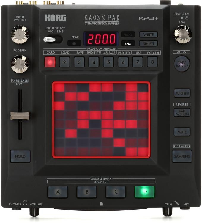 Korg KP3+ Realtime Touchpad MIDI Controller - 150 Effects and Sampling